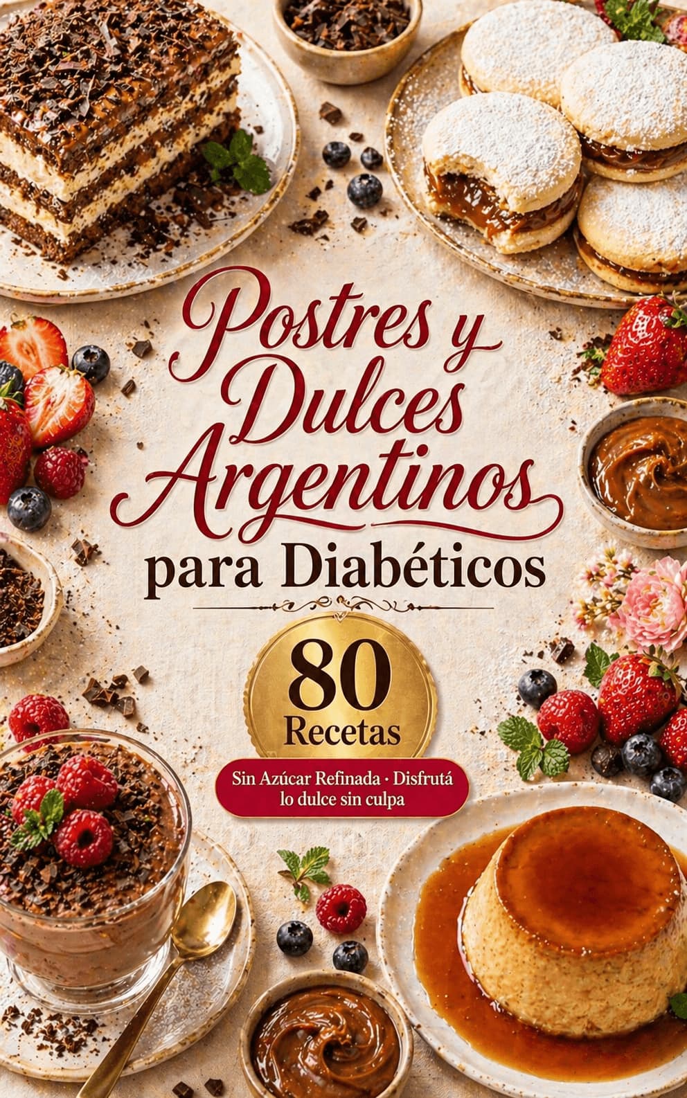 Postres y Dulces +80 Recetas Sin Azúcar